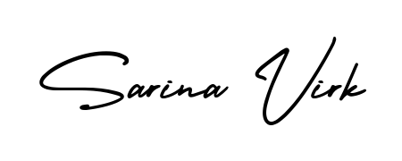 Make your name Sarina Virk memorable on every contract using AmerikaSignatureDemo-Regular autograph style. Instant transparent background export available. Sarina Virk signature style 3 images and pictures png
