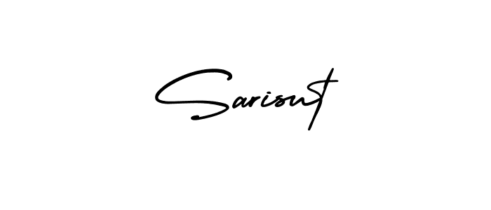 Create a beautiful signature design for name Sarisut. With this signature (AmerikaSignatureDemo-Regular) fonts, you can make a handwritten signature for free. Sarisut signature style 3 images and pictures png