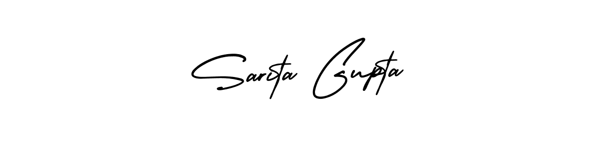 Best and Professional Signature Style for Sarita Gupta. AmerikaSignatureDemo-Regular Best Signature Style Collection. Sarita Gupta signature style 3 images and pictures png