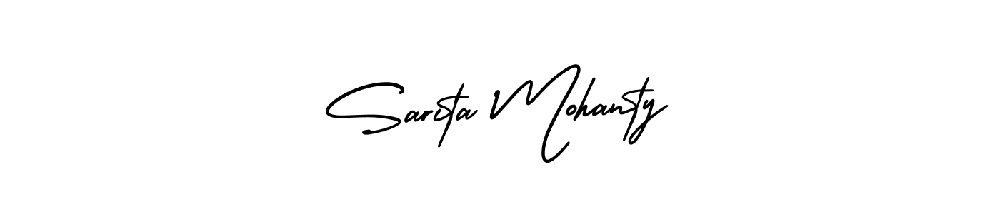 Use a signature maker to create a handwritten signature online. With this signature software, you can design (AmerikaSignatureDemo-Regular) your own signature for name Sarita Mohanty. Sarita Mohanty signature style 3 images and pictures png