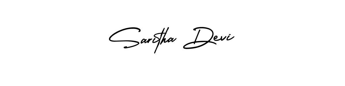 Make a beautiful signature design for name Saritha Devi. Use this online signature maker to create a handwritten signature for free. Saritha Devi signature style 3 images and pictures png