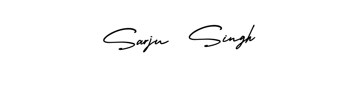 AmerikaSignatureDemo-Regular is a professional signature style that is perfect for those who want to add a touch of class to their signature. It is also a great choice for those who want to make their signature more unique. Get Sarju  Singh name to fancy signature for free. Sarju  Singh signature style 3 images and pictures png