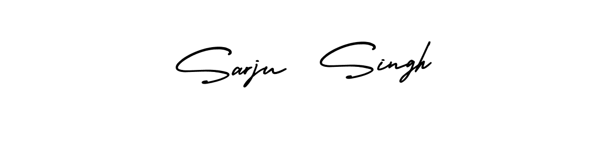 AmerikaSignatureDemo-Regular is a professional signature style that is perfect for those who want to add a touch of class to their signature. It is also a great choice for those who want to make their signature more unique. Get Sarju  Singh name to fancy signature for free. Sarju  Singh signature style 3 images and pictures png