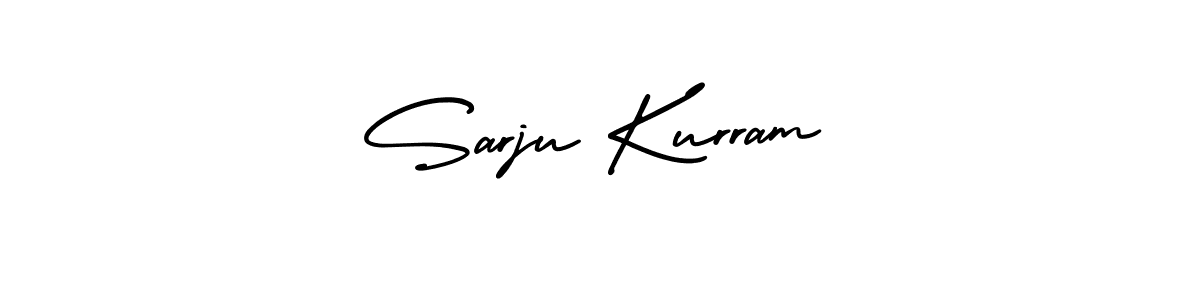 Use a signature maker to create a handwritten signature online. With this signature software, you can design (AmerikaSignatureDemo-Regular) your own signature for name Sarju Kurram. Sarju Kurram signature style 3 images and pictures png