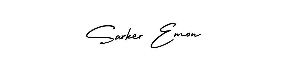 if you are searching for the best signature style for your name Sarker Emon. so please give up your signature search. here we have designed multiple signature styles  using AmerikaSignatureDemo-Regular. Sarker Emon signature style 3 images and pictures png