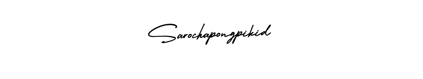 if you are searching for the best signature style for your name Sarochapongpikid. so please give up your signature search. here we have designed multiple signature styles  using AmerikaSignatureDemo-Regular. Sarochapongpikid signature style 3 images and pictures png