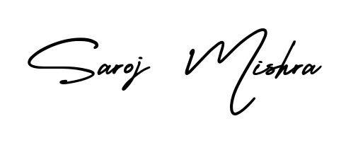 Looking for an artistic signature for Saroj  Mishra? The AmerikaSignatureDemo-Regular calligraphy style gives a sophisticated flow suitable for business cards and emails. Saroj  Mishra signature style 3 images and pictures png
