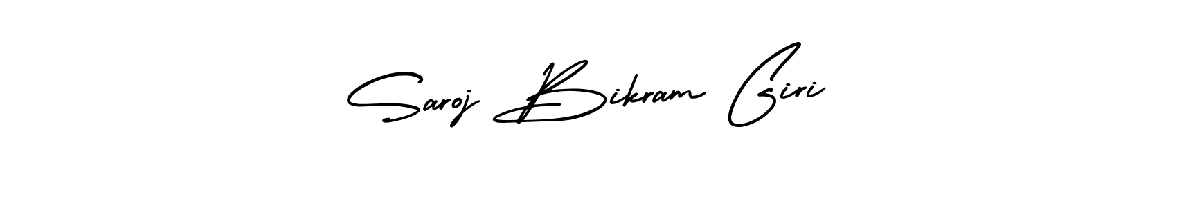 Check out images of Autograph of Saroj Bikram Giri name. Actor Saroj Bikram Giri Signature Style. AmerikaSignatureDemo-Regular is a professional sign style online. Saroj Bikram Giri signature style 3 images and pictures png