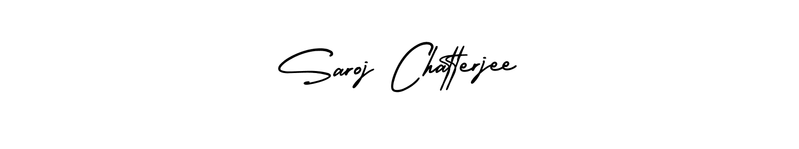 How to Draw Saroj Chatterjee signature style? AmerikaSignatureDemo-Regular is a latest design signature styles for name Saroj Chatterjee. Saroj Chatterjee signature style 3 images and pictures png