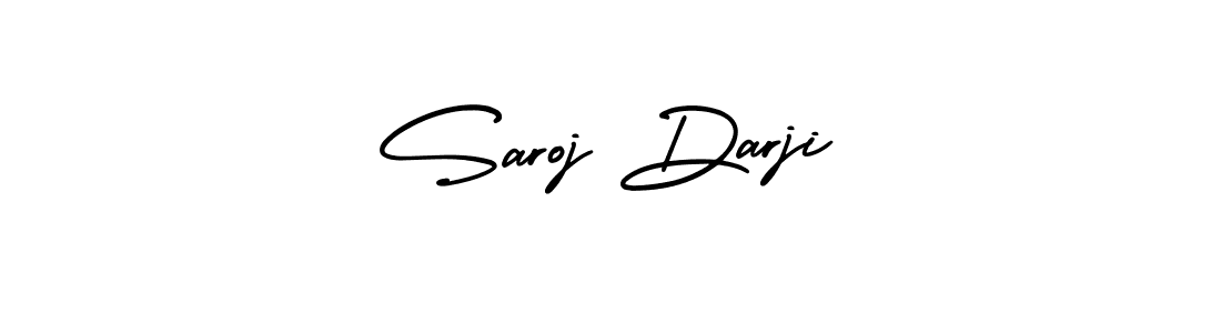 How to Draw Saroj Darji signature style? AmerikaSignatureDemo-Regular is a latest design signature styles for name Saroj Darji. Saroj Darji signature style 3 images and pictures png