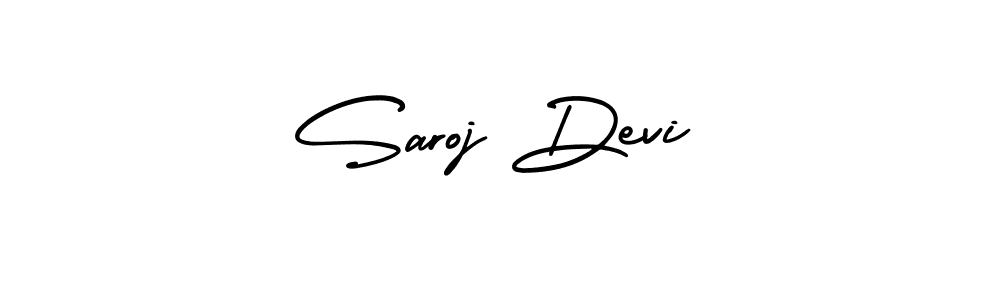 How to Draw Saroj Devi signature style? AmerikaSignatureDemo-Regular is a latest design signature styles for name Saroj Devi. Saroj Devi signature style 3 images and pictures png