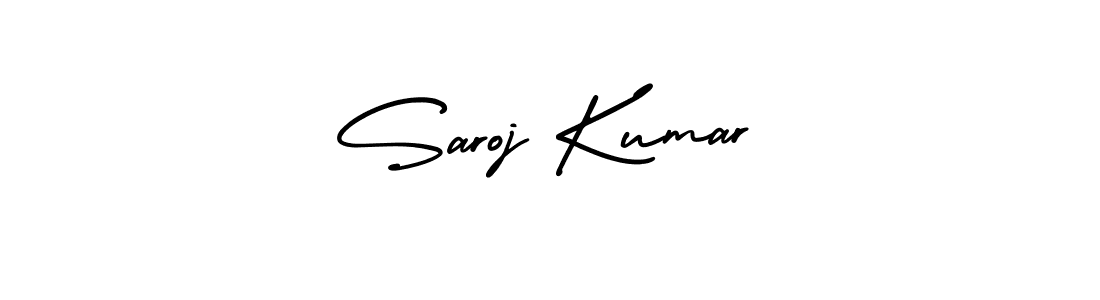 How to make Saroj Kumar signature? AmerikaSignatureDemo-Regular is a professional autograph style. Create handwritten signature for Saroj Kumar name. Saroj Kumar signature style 3 images and pictures png