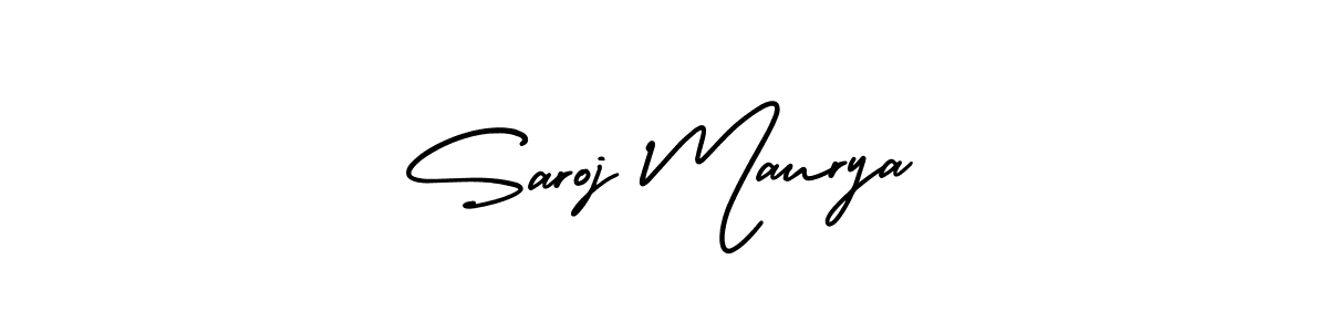 AmerikaSignatureDemo-Regular is a professional signature style that is perfect for those who want to add a touch of class to their signature. It is also a great choice for those who want to make their signature more unique. Get Saroj Maurya name to fancy signature for free. Saroj Maurya signature style 3 images and pictures png