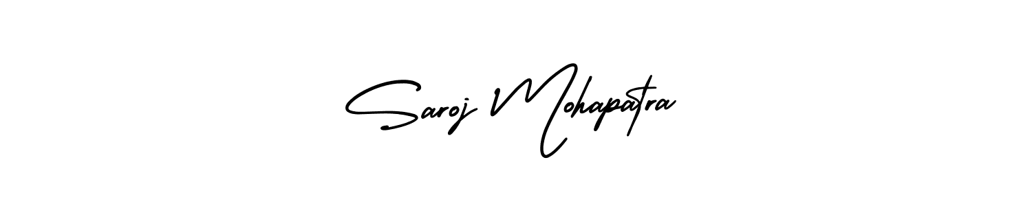 Design your own signature with our free online signature maker. With this signature software, you can create a handwritten (AmerikaSignatureDemo-Regular) signature for name Saroj Mohapatra. Saroj Mohapatra signature style 3 images and pictures png