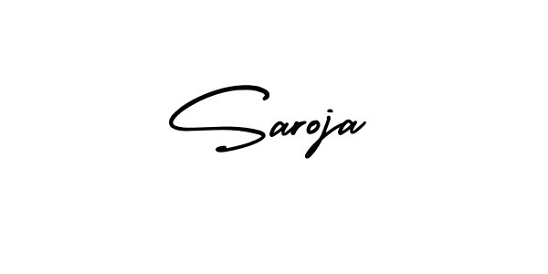 You can use this online signature creator to create a handwritten signature for the name Saroja. This is the best online autograph maker. Saroja signature style 3 images and pictures png