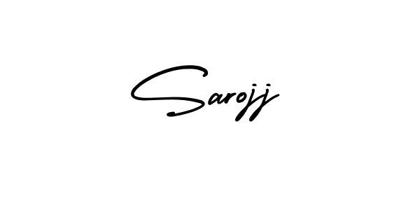 This is the best signature style for the Sarojj name. Also you like these signature font (AmerikaSignatureDemo-Regular). Mix name signature. Sarojj signature style 3 images and pictures png