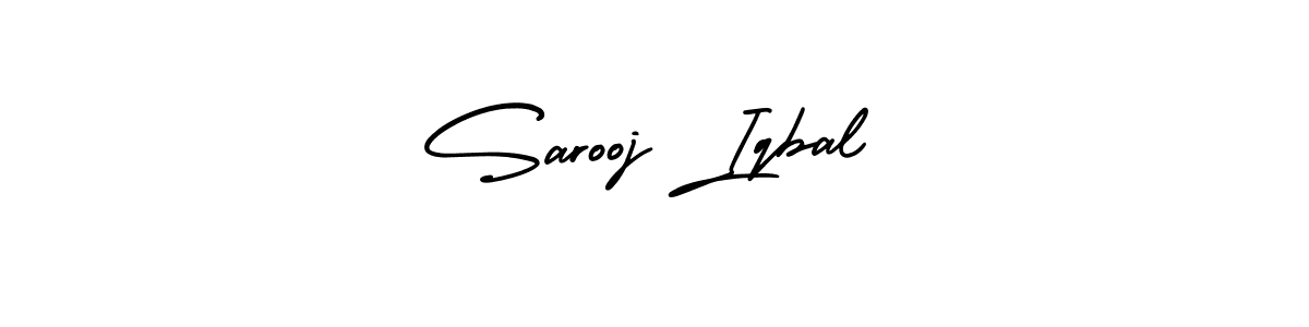 Create a beautiful signature design for name Sarooj Iqbal. With this signature (AmerikaSignatureDemo-Regular) fonts, you can make a handwritten signature for free. Sarooj Iqbal signature style 3 images and pictures png