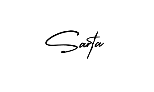 You should practise on your own different ways (AmerikaSignatureDemo-Regular) to write your name (Sarta) in signature. don't let someone else do it for you. Sarta signature style 3 images and pictures png