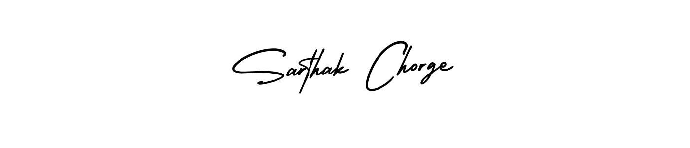 Design your own signature with our free online signature maker. With this signature software, you can create a handwritten (AmerikaSignatureDemo-Regular) signature for name Sarthak Chorge. Sarthak Chorge signature style 3 images and pictures png