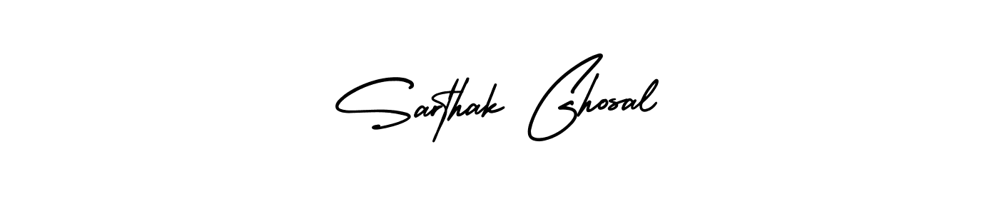 if you are searching for the best signature style for your name Sarthak Ghosal. so please give up your signature search. here we have designed multiple signature styles  using AmerikaSignatureDemo-Regular. Sarthak Ghosal signature style 3 images and pictures png