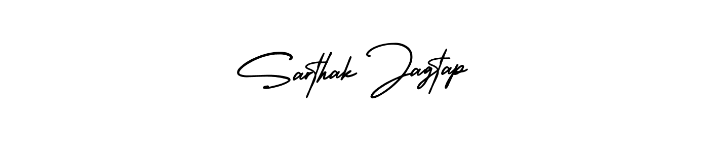 Create a beautiful signature design for name Sarthak Jagtap. With this signature (AmerikaSignatureDemo-Regular) fonts, you can make a handwritten signature for free. Sarthak Jagtap signature style 3 images and pictures png