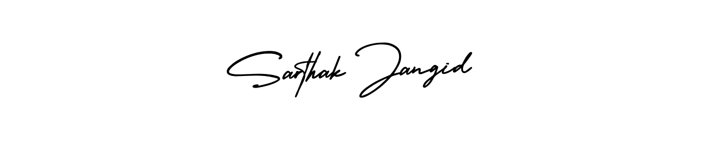 Similarly AmerikaSignatureDemo-Regular is the best handwritten signature design. Signature creator online .You can use it as an online autograph creator for name Sarthak Jangid. Sarthak Jangid signature style 3 images and pictures png