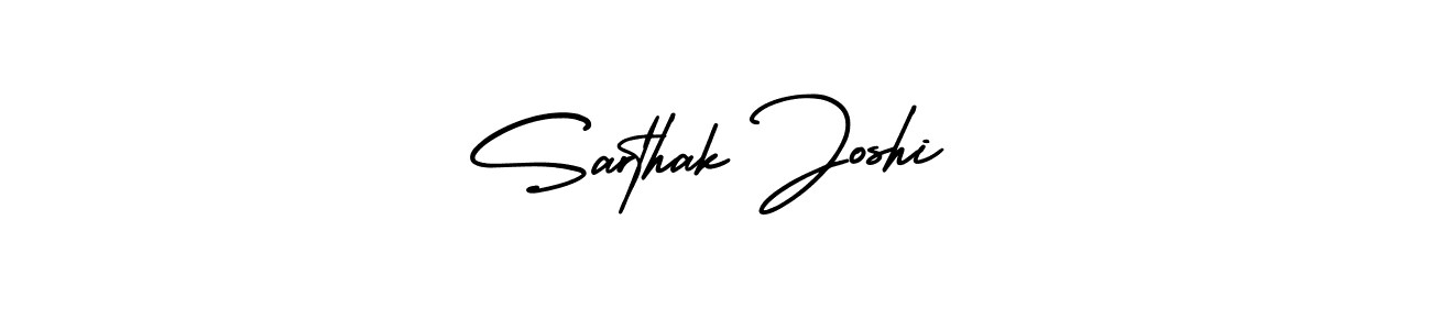 Design your own signature with our free online signature maker. With this signature software, you can create a handwritten (AmerikaSignatureDemo-Regular) signature for name Sarthak Joshi. Sarthak Joshi signature style 3 images and pictures png