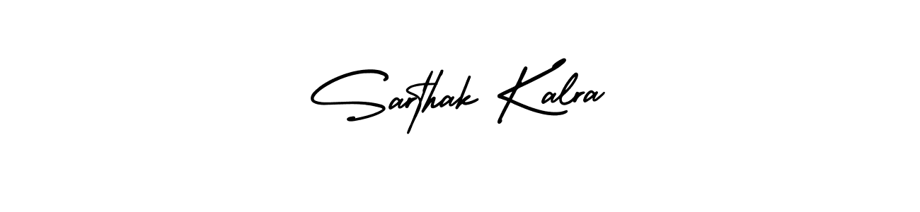 This is the best signature style for the Sarthak Kalra name. Also you like these signature font (AmerikaSignatureDemo-Regular). Mix name signature. Sarthak Kalra signature style 3 images and pictures png
