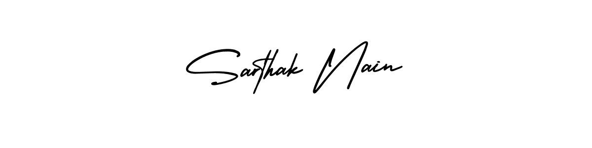 Make a short Sarthak Nain signature style. Manage your documents anywhere anytime using AmerikaSignatureDemo-Regular. Create and add eSignatures, submit forms, share and send files easily. Sarthak Nain signature style 3 images and pictures png