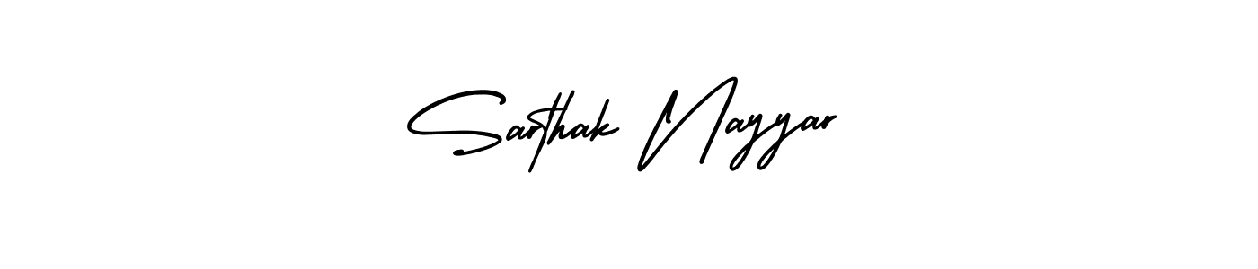 It looks lik you need a new signature style for name Sarthak Nayyar. Design unique handwritten (AmerikaSignatureDemo-Regular) signature with our free signature maker in just a few clicks. Sarthak Nayyar signature style 3 images and pictures png