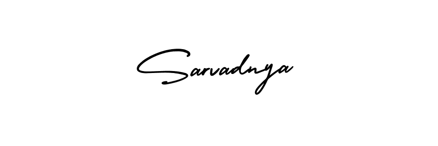 How to Draw Sarvadnya signature style? AmerikaSignatureDemo-Regular is a latest design signature styles for name Sarvadnya. Sarvadnya signature style 3 images and pictures png