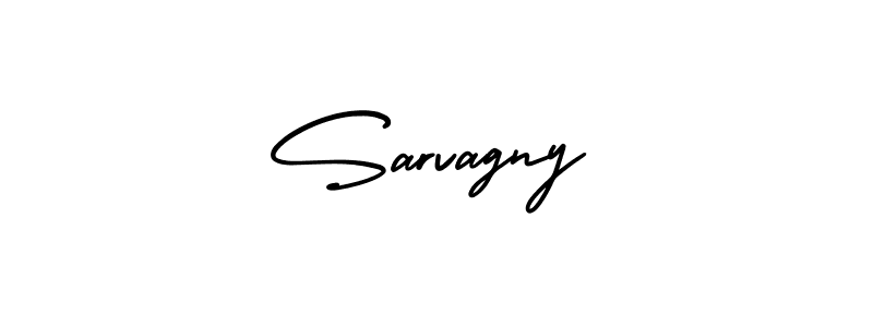 How to Draw Sarvagny signature style? AmerikaSignatureDemo-Regular is a latest design signature styles for name Sarvagny. Sarvagny signature style 3 images and pictures png