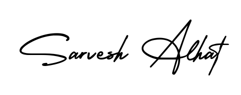 Best and Professional Signature Style for Sarvesh Alhat. AmerikaSignatureDemo-Regular Best Signature Style Collection. Sarvesh Alhat signature style 3 images and pictures png