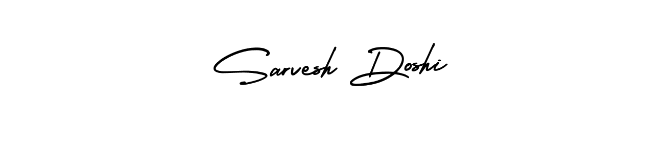 Make a beautiful signature design for name Sarvesh Doshi. With this signature (AmerikaSignatureDemo-Regular) style, you can create a handwritten signature for free. Sarvesh Doshi signature style 3 images and pictures png
