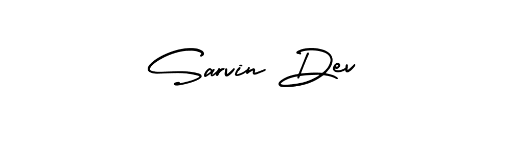 The best way (AmerikaSignatureDemo-Regular) to make a short signature is to pick only two or three words in your name. The name Sarvin Dev include a total of six letters. For converting this name. Sarvin Dev signature style 3 images and pictures png