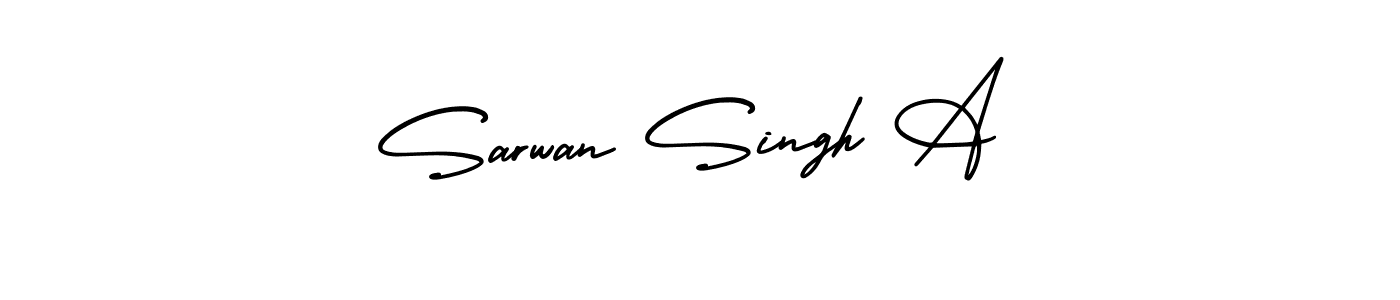 How to Draw Sarwan Singh A signature style? AmerikaSignatureDemo-Regular is a latest design signature styles for name Sarwan Singh A. Sarwan Singh A signature style 3 images and pictures png