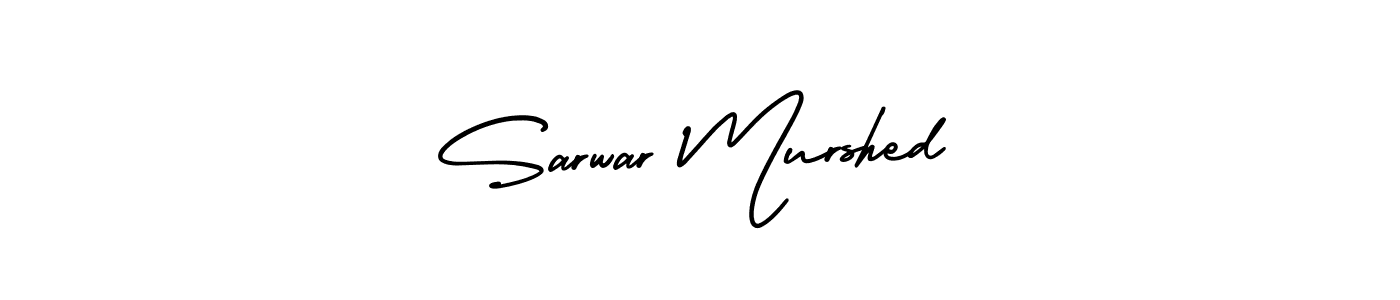 Make a beautiful signature design for name Sarwar Murshed. With this signature (AmerikaSignatureDemo-Regular) style, you can create a handwritten signature for free. Sarwar Murshed signature style 3 images and pictures png