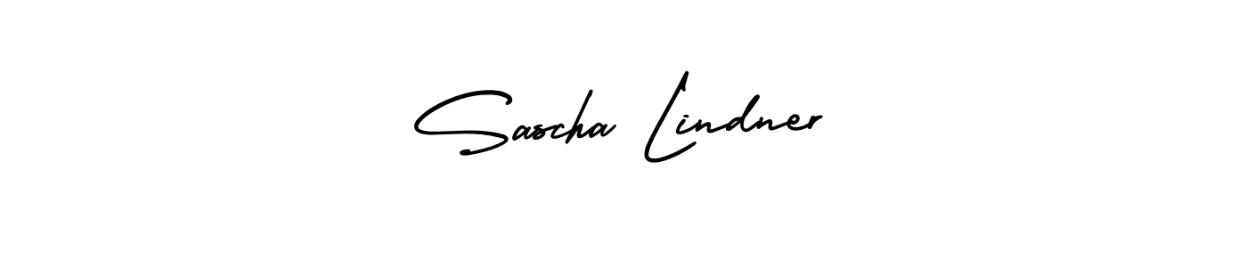 Use a signature maker to create a handwritten signature online. With this signature software, you can design (AmerikaSignatureDemo-Regular) your own signature for name Sascha Lindner. Sascha Lindner signature style 3 images and pictures png