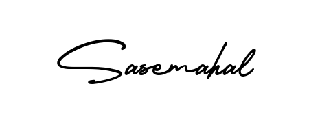 A classic penmanship look for Sasemahal. The AmerikaSignatureDemo-Regular font brings timeless elegance and confidence to every signed document. Sasemahal signature style 3 images and pictures png