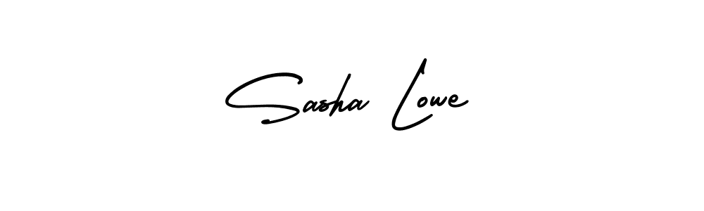 Make a beautiful signature design for name Sasha Lowe. With this signature (AmerikaSignatureDemo-Regular) style, you can create a handwritten signature for free. Sasha Lowe signature style 3 images and pictures png