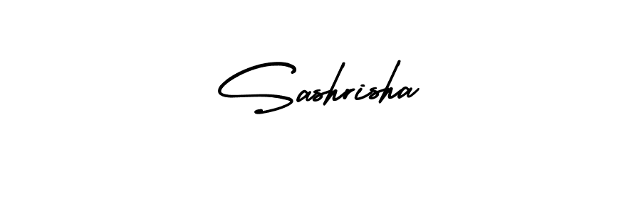 Sashrisha stylish signature style. Best Handwritten Sign (AmerikaSignatureDemo-Regular) for my name. Handwritten Signature Collection Ideas for my name Sashrisha. Sashrisha signature style 3 images and pictures png