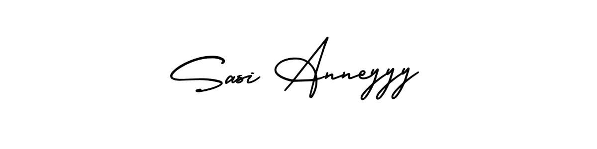 Design your own signature with our free online signature maker. With this signature software, you can create a handwritten (AmerikaSignatureDemo-Regular) signature for name Sasi Anneyyy. Sasi Anneyyy signature style 3 images and pictures png
