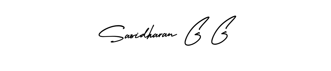 Also You can easily find your signature by using the search form. We will create Sasidharan G G name handwritten signature images for you free of cost using AmerikaSignatureDemo-Regular sign style. Sasidharan G G signature style 3 images and pictures png