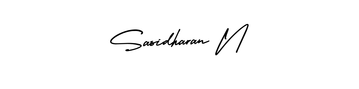 Create a beautiful signature design for name Sasidharan N. With this signature (AmerikaSignatureDemo-Regular) fonts, you can make a handwritten signature for free. Sasidharan N signature style 3 images and pictures png