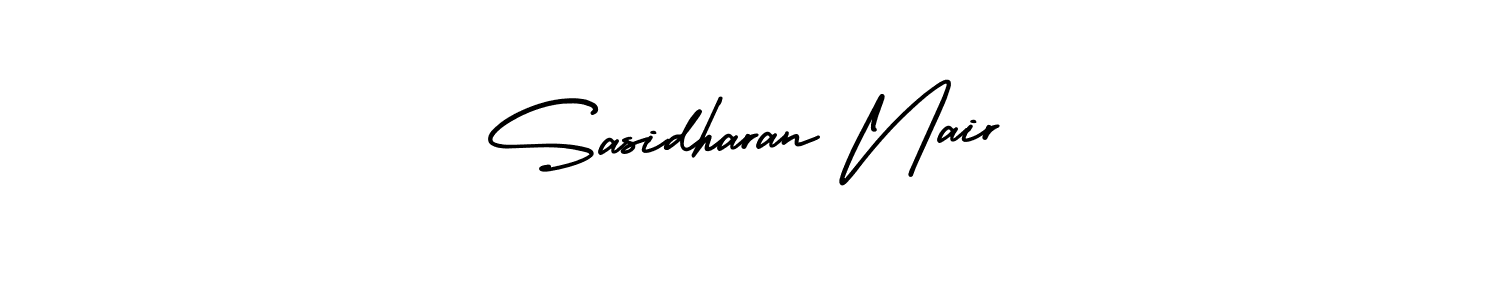 Similarly AmerikaSignatureDemo-Regular is the best handwritten signature design. Signature creator online .You can use it as an online autograph creator for name Sasidharan Nair. Sasidharan Nair signature style 3 images and pictures png