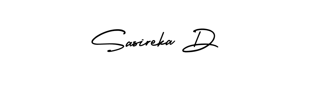 Create a beautiful signature design for name Sasireka D. With this signature (AmerikaSignatureDemo-Regular) fonts, you can make a handwritten signature for free. Sasireka D signature style 3 images and pictures png