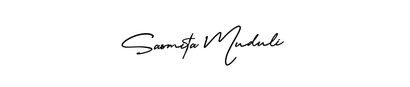 Check out images of Autograph of Sasmita Muduli name. Actor Sasmita Muduli Signature Style. AmerikaSignatureDemo-Regular is a professional sign style online. Sasmita Muduli signature style 3 images and pictures png