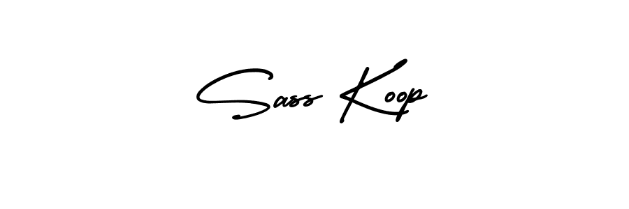 It looks lik you need a new signature style for name Sass Koop. Design unique handwritten (AmerikaSignatureDemo-Regular) signature with our free signature maker in just a few clicks. Sass Koop signature style 3 images and pictures png