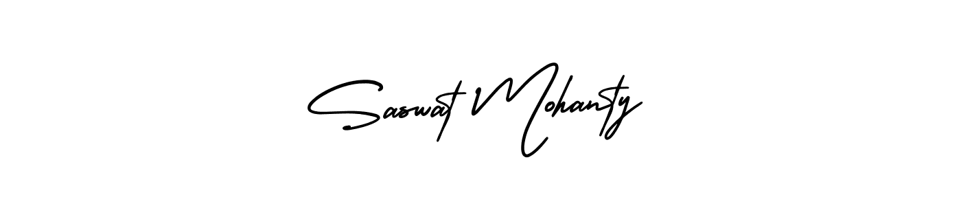 if you are searching for the best signature style for your name Saswat Mohanty. so please give up your signature search. here we have designed multiple signature styles  using AmerikaSignatureDemo-Regular. Saswat Mohanty signature style 3 images and pictures png