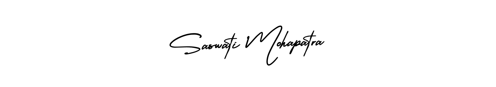 Design your own signature with our free online signature maker. With this signature software, you can create a handwritten (AmerikaSignatureDemo-Regular) signature for name Saswati Mohapatra. Saswati Mohapatra signature style 3 images and pictures png